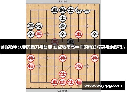 领略象甲联赛的魅力与智慧 细数象棋高手们的精彩对决与绝妙棋局