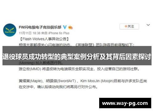 退役球员成功转型的典型案例分析及其背后因素探讨